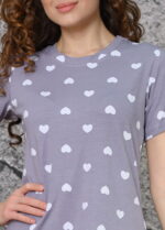 Сорочка Bahar 0007-25 сірий в верця - Зображення 4
