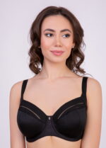 Бюстгальтер Milavitsa 107630 чорний з нюдом