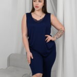 Піжама жіноча N.EL 1726-92 темно-синій
